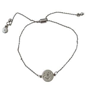 AQUARIUS Astrology Bracelet Silver